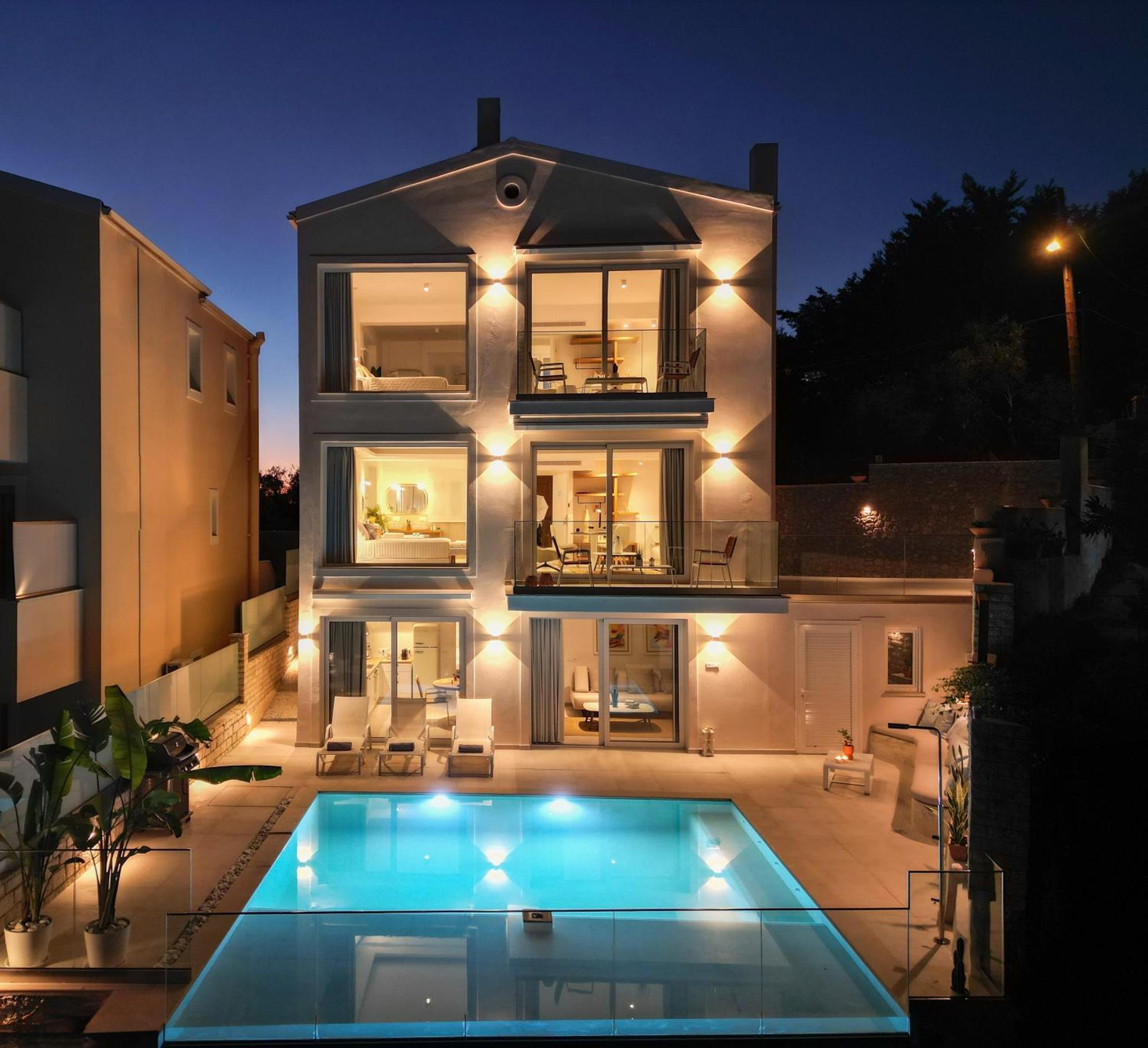 Achillion Luxury Corfu Villa & Suites Perama  Exterior foto